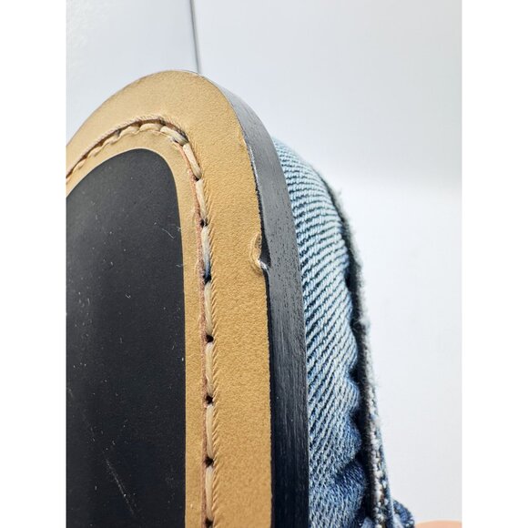 Loewe Campo Boat Shoes in Washed Denim Blue - Picture 12 of 12